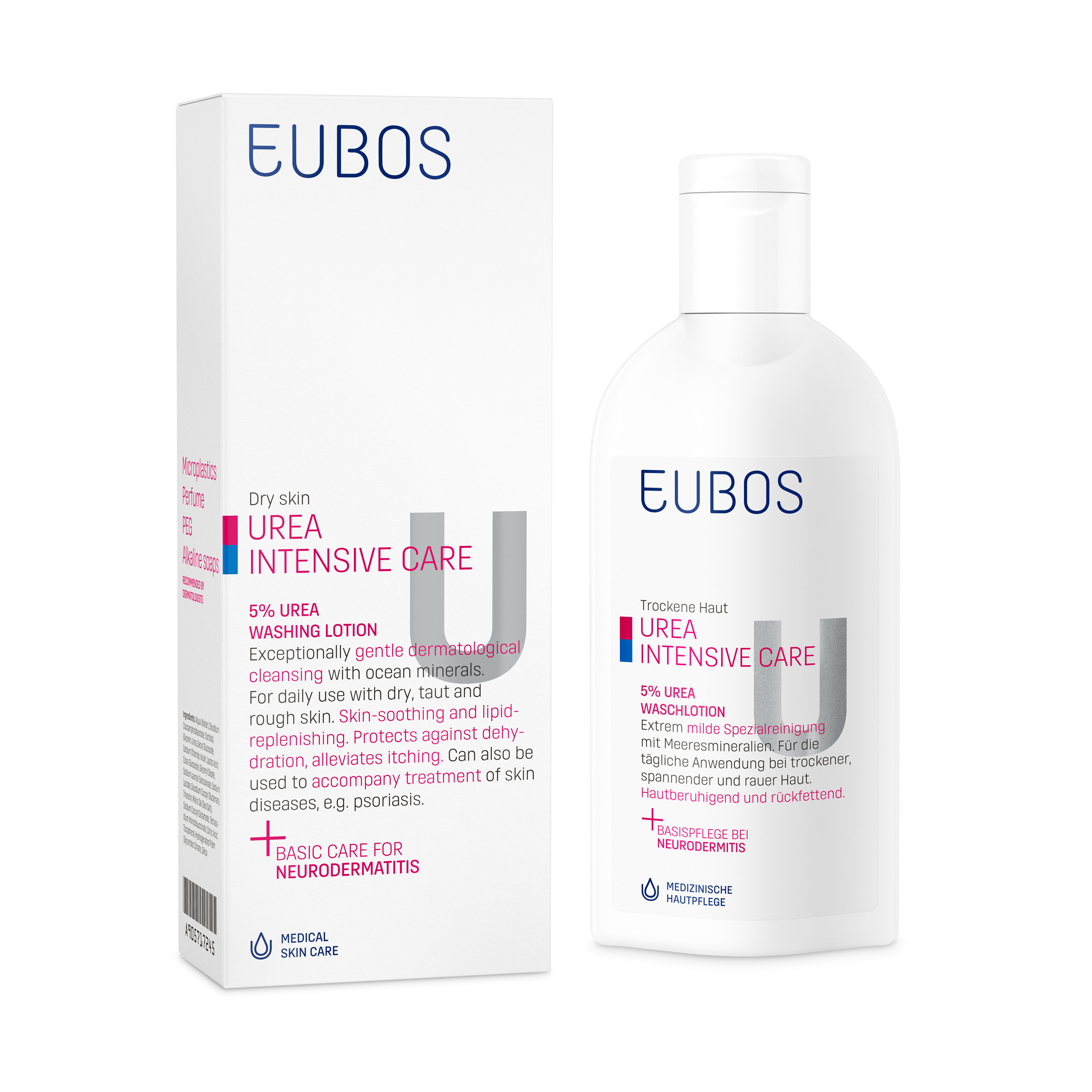 creme lavante corps eubos urea 5% 200ml